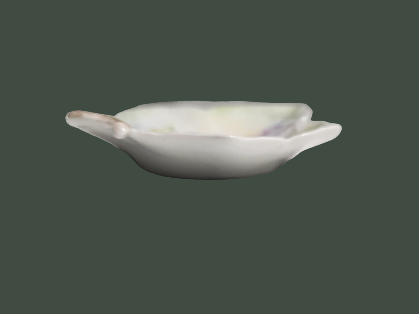 Vintage Limoges Grape Leaf Porcelain Dish