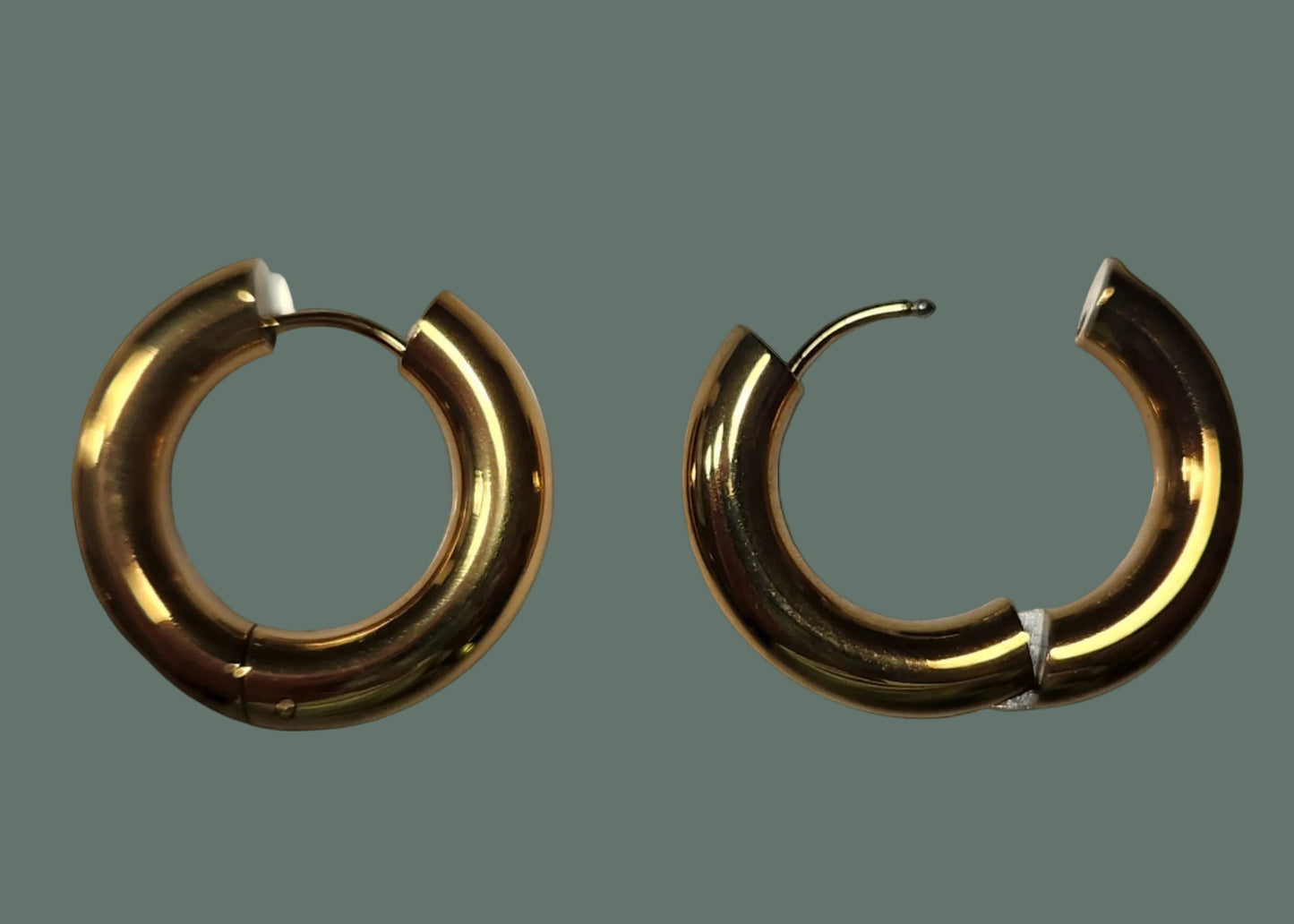 Hoop Earrings in Gold