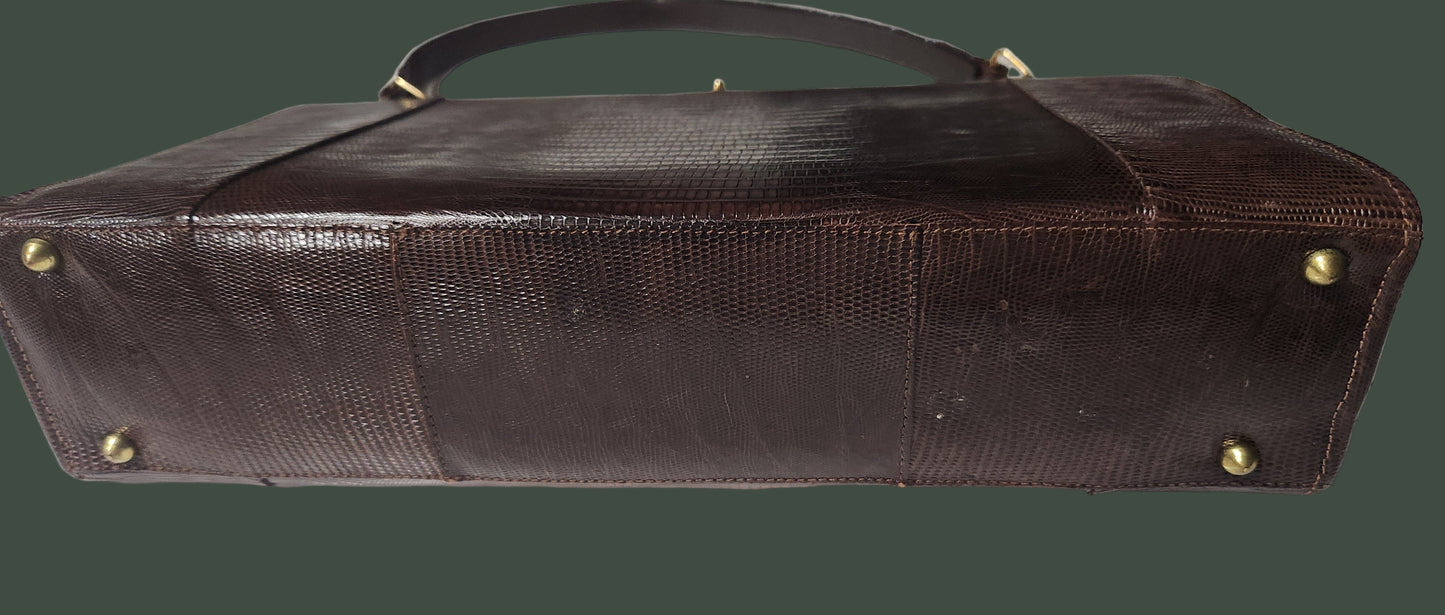 Vintage 1950's BRAHMIN Handbag Marked on Inside Frame