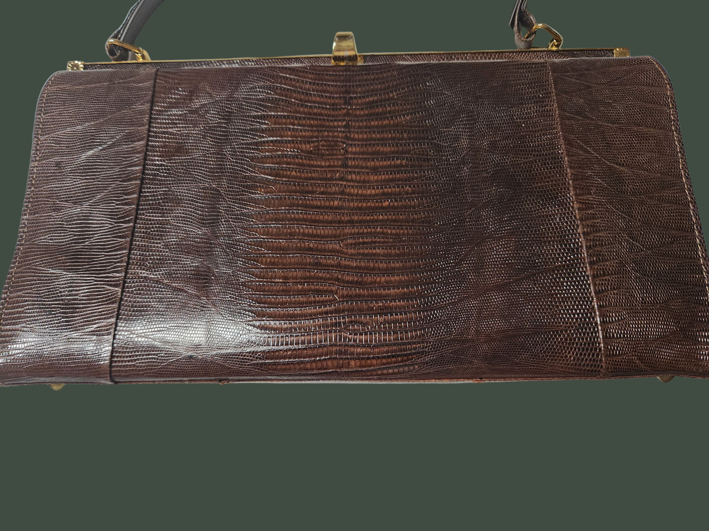 Vintage 1950's BRAHMIN Handbag Marked on Inside Frame