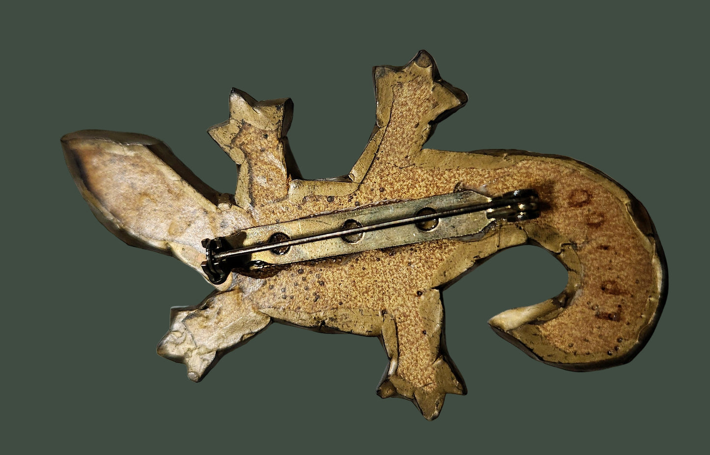Vintage Gecko Brooch