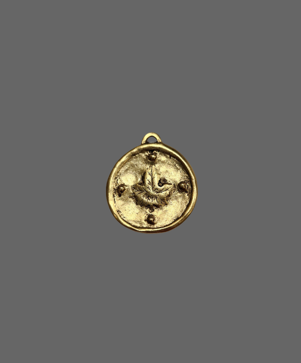 Butterfly/Maple Leaf Coin Pendant