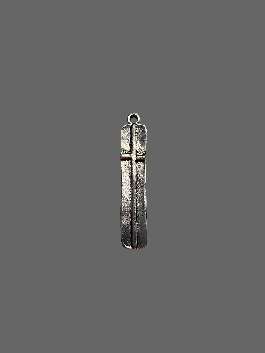 Cross, Long Skinny Pendant