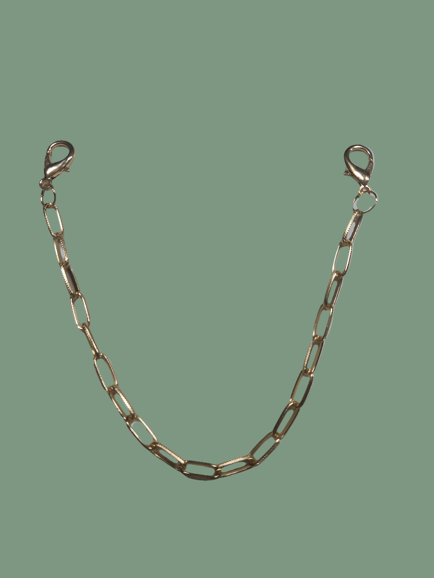Hat Chain Large Paperclip in Gold