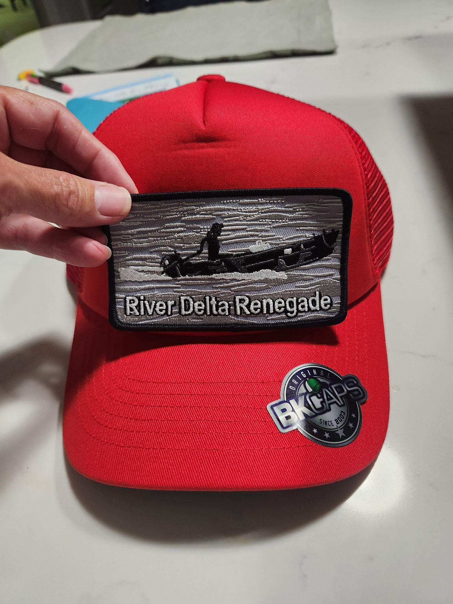 Trucker Hat with RDR Patch Red
