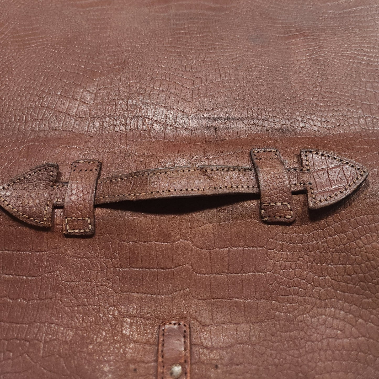 Antique Circa 1927-1930 Leather Satchel with Music Books