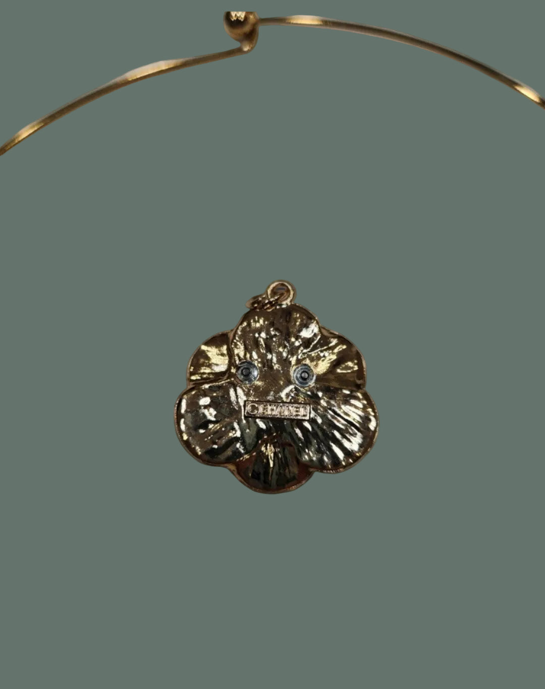 CC Upcycled Pendant on 18" Paperclip/Choice of Necklace