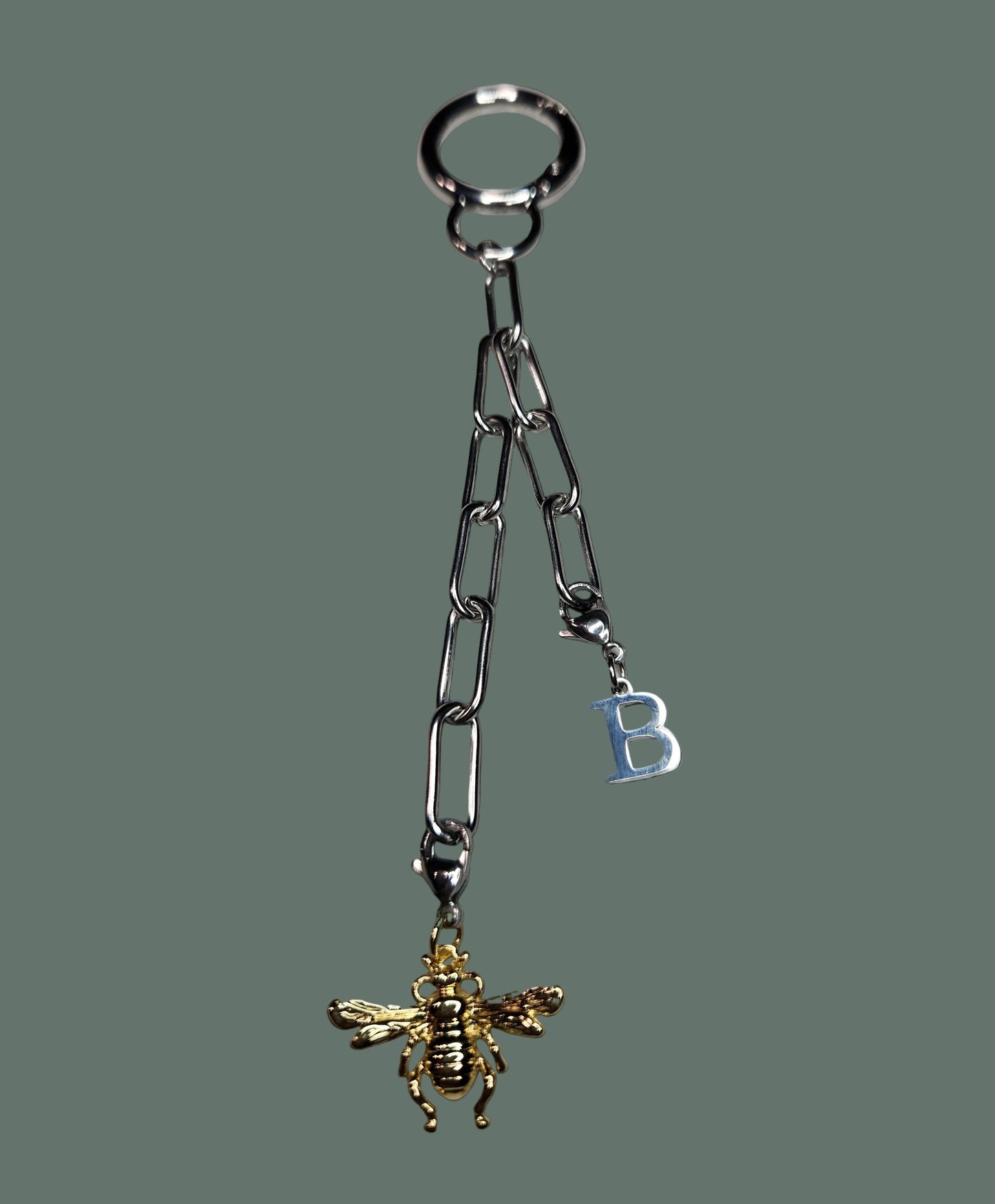 Purse Charm Holder with Two Charms