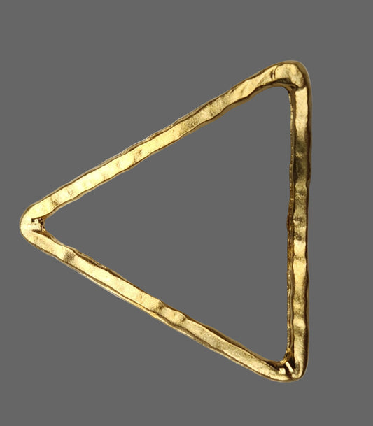 Delta/Triangle Gold Organic Pendant