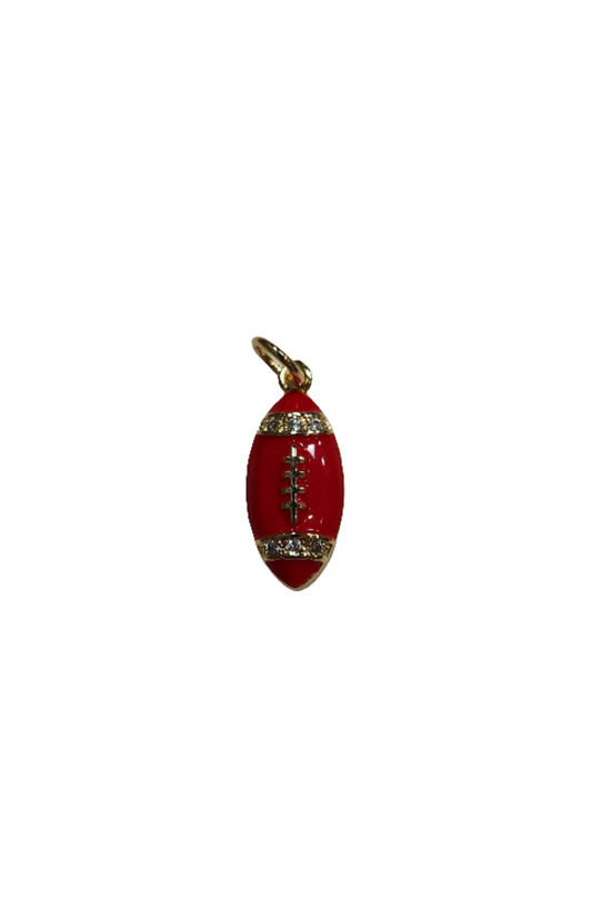 Football Game Day Red Charm
