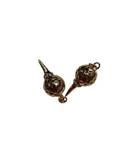 Golf Ball on Tee Charm