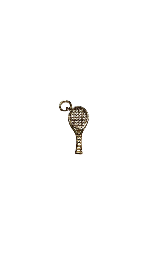 Tennis Racquet Small Charm