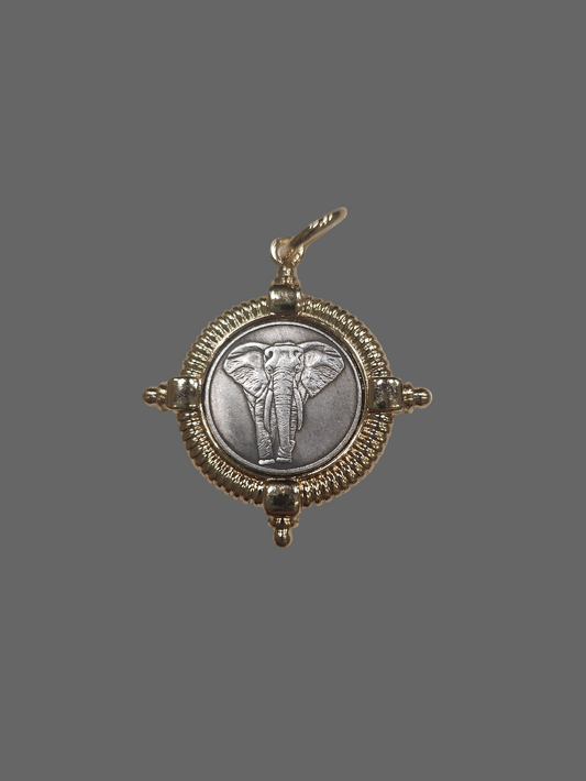 Elephant Pendant Gold/Silver