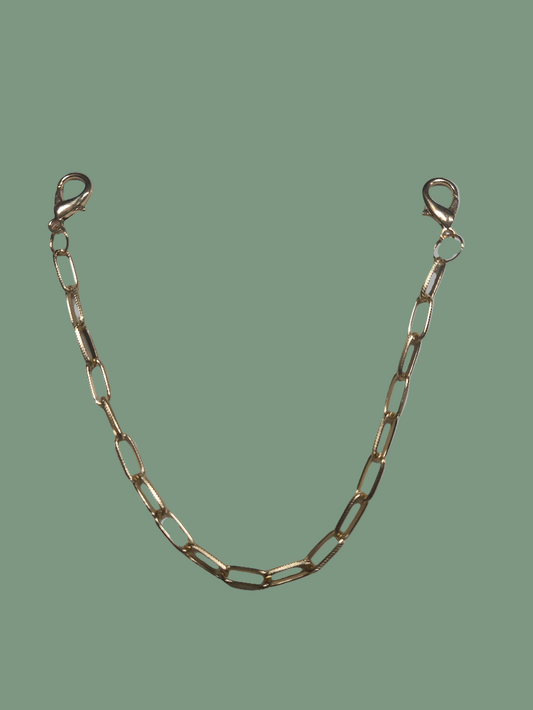 Hat Chain Large Paperclip in Gold