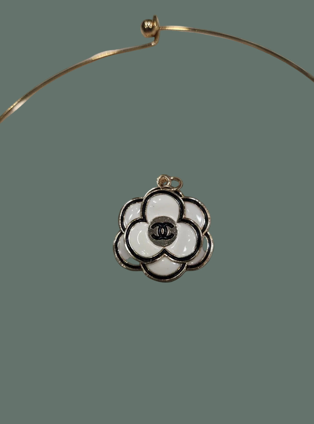 CC Upcycled Pendant on 18" Paperclip/Choice of Necklace