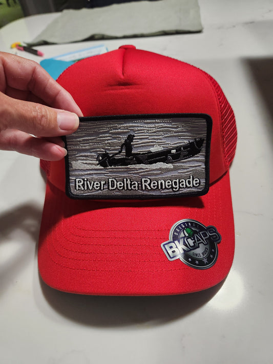 Trucker Hat with RDR Patch Red