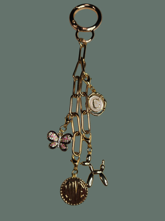 Purse Charm Holder with Four Charms