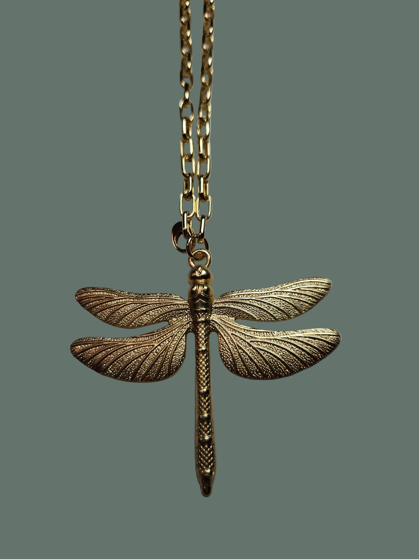 Dragonfly Pendant Adjustable Length Necklace