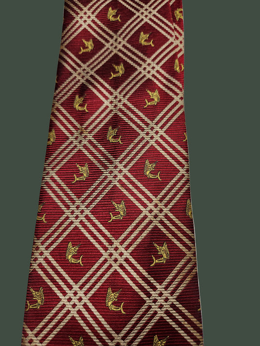 Estate Sale Tommy Bahama Silk Marlin Tie