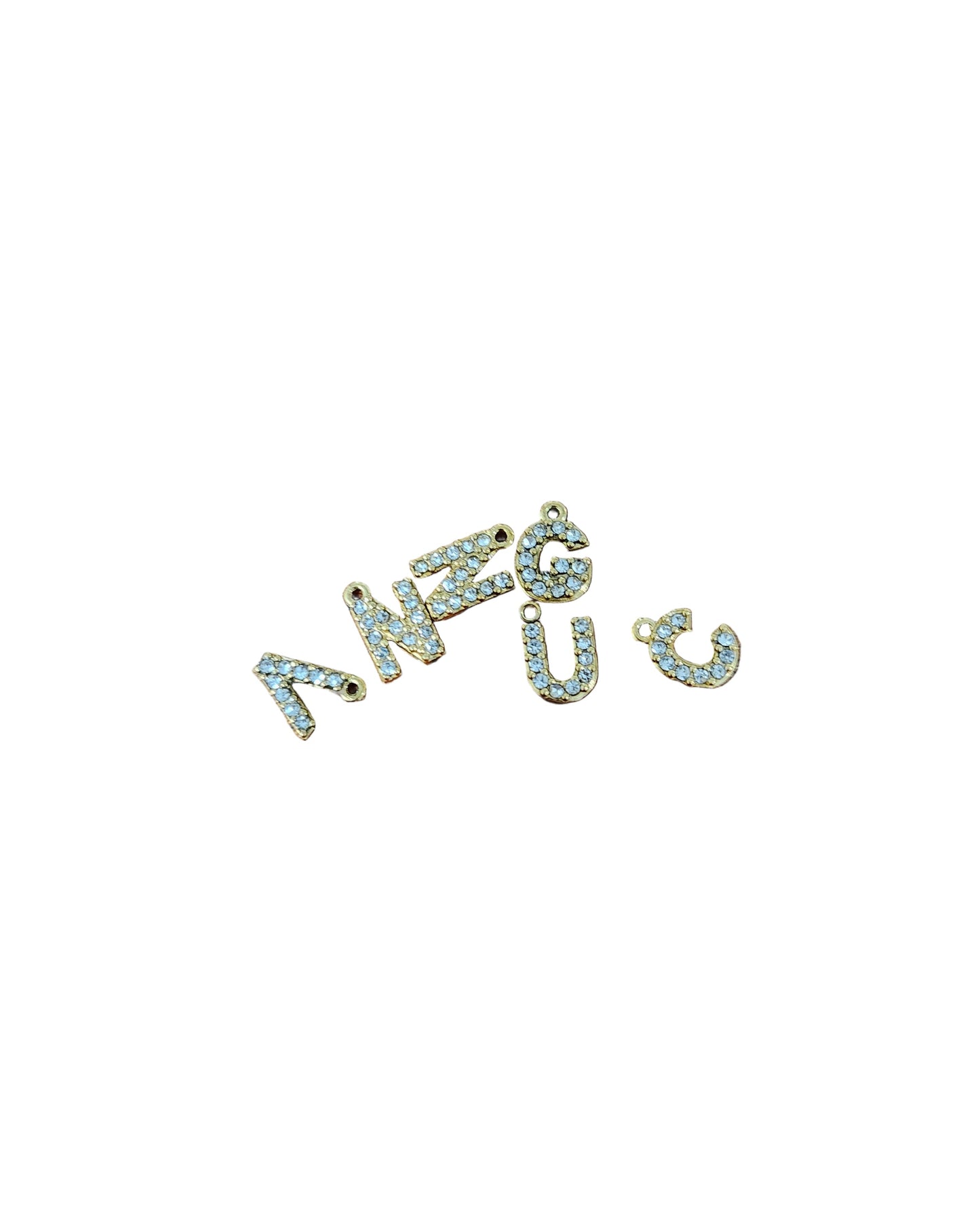 Small Rhinestone Initials