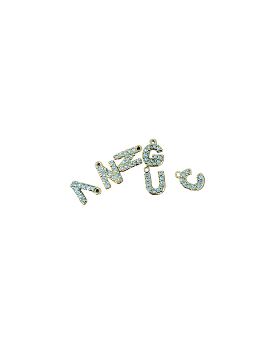Small Rhinestone Initials
