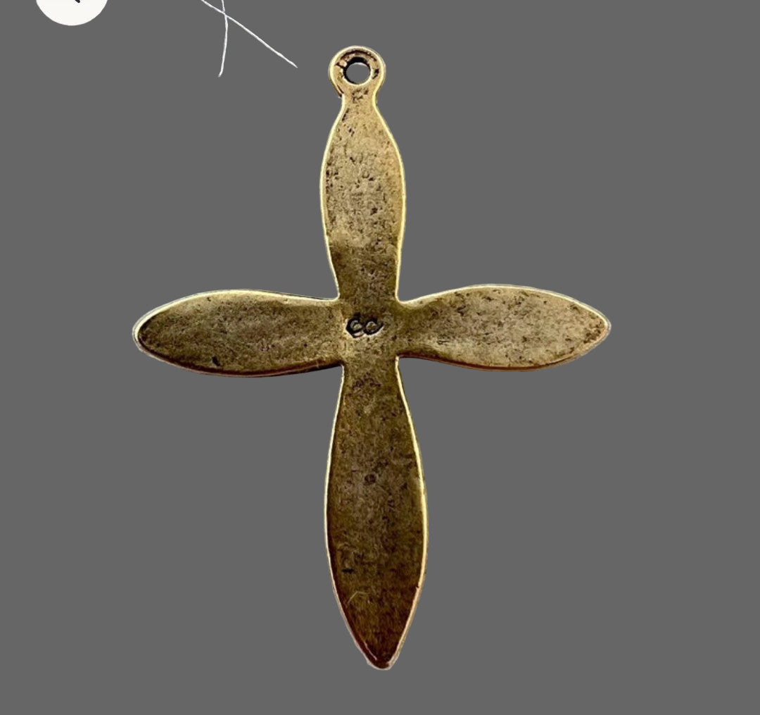 Cross Gold Petal Cross