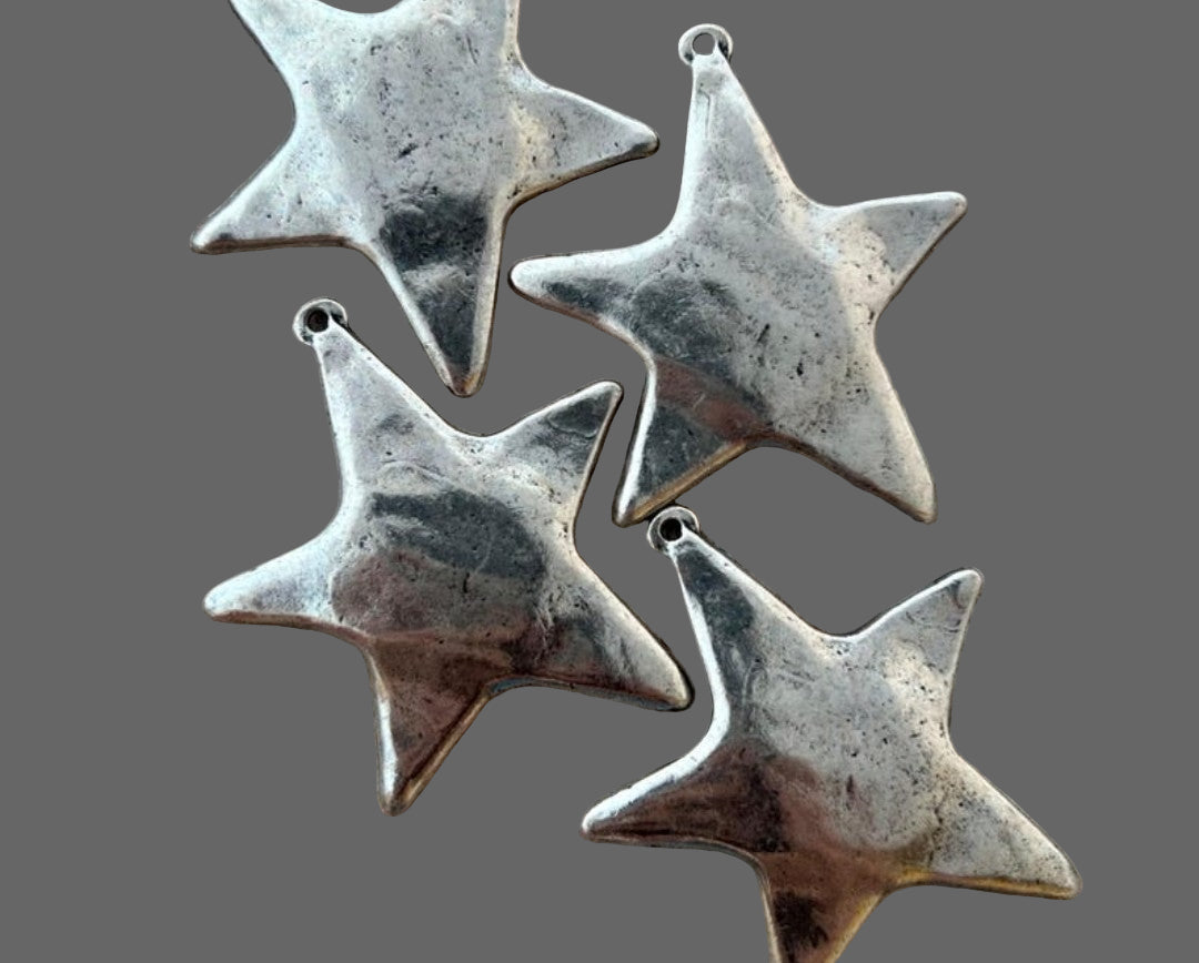 Star Silver Pewter Pendant