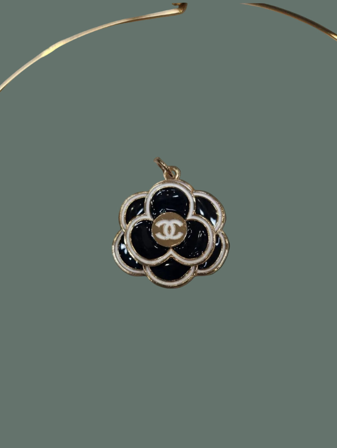 CC Upcycled Pendant on 18" Paperclip/Choice of Necklace