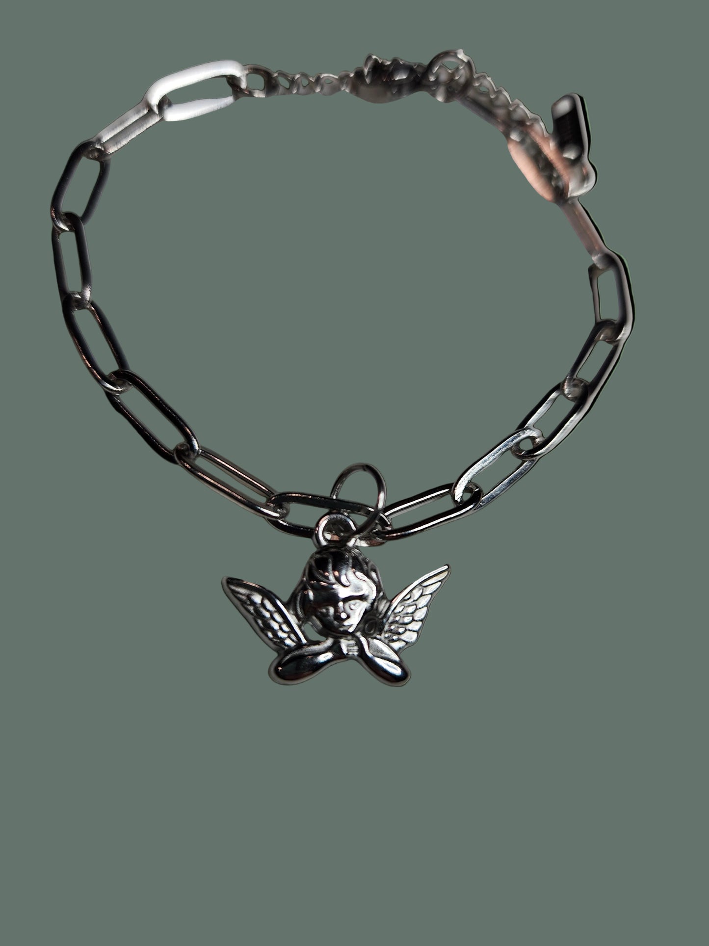 Cherub Bracelet in Silver