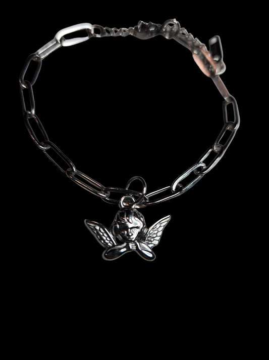 Cherub Bracelet in Silver