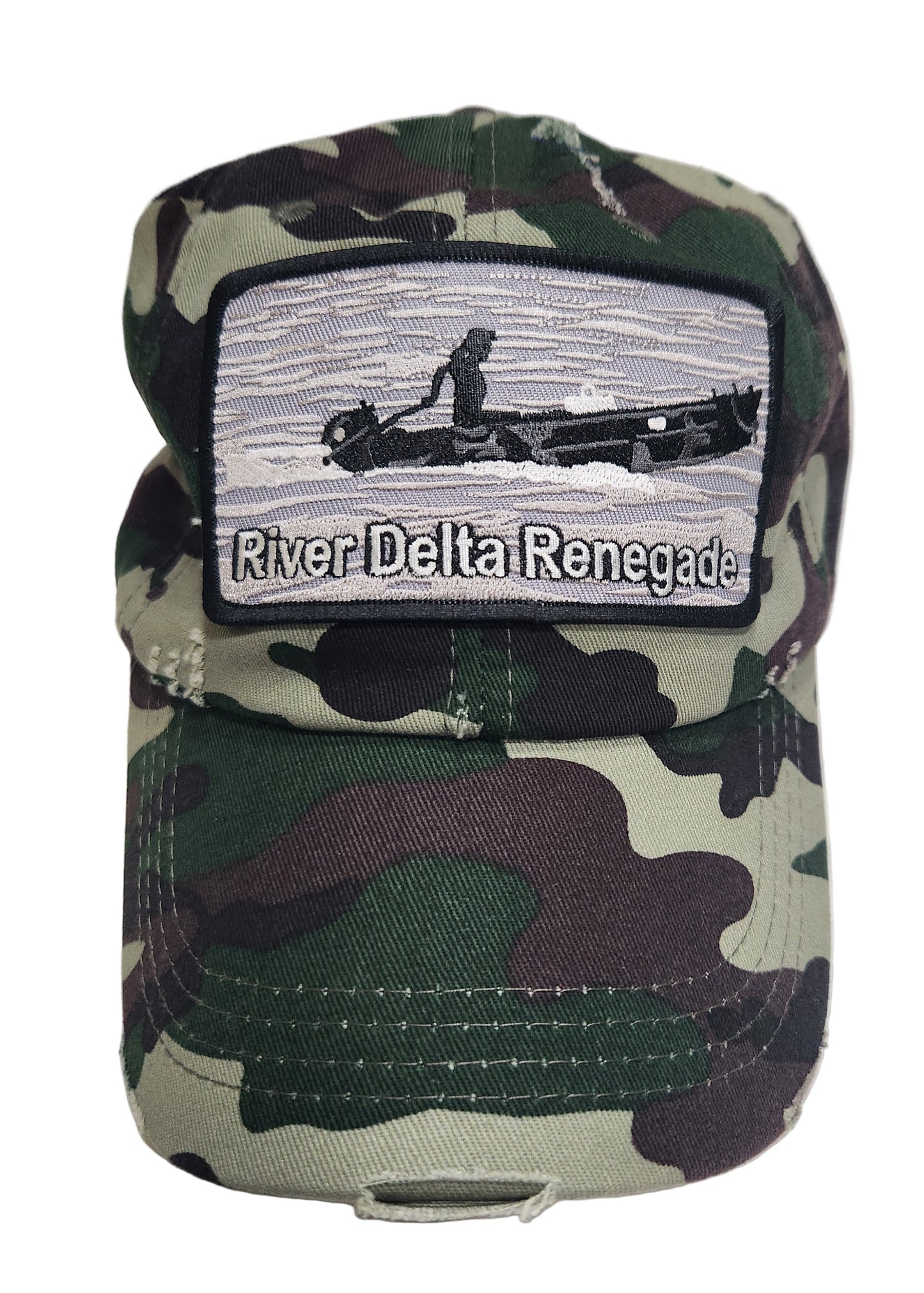 RDR Patch Canvas Camo Ponytail Hat