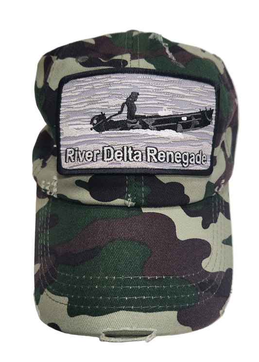 RDR Patch Canvas Camo Ponytail Hat