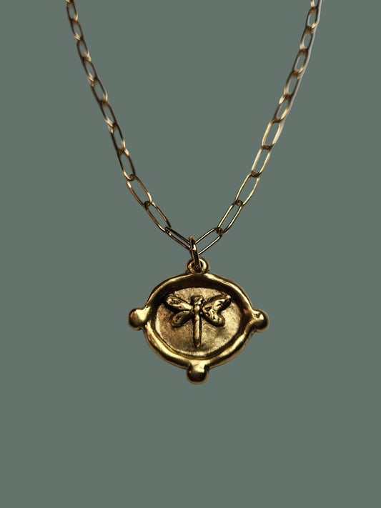 Dragonfly Pendant Necklace