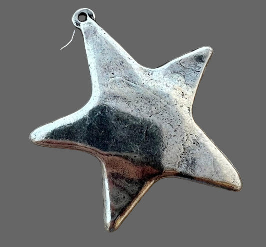 Star Silver Pewter Pendant