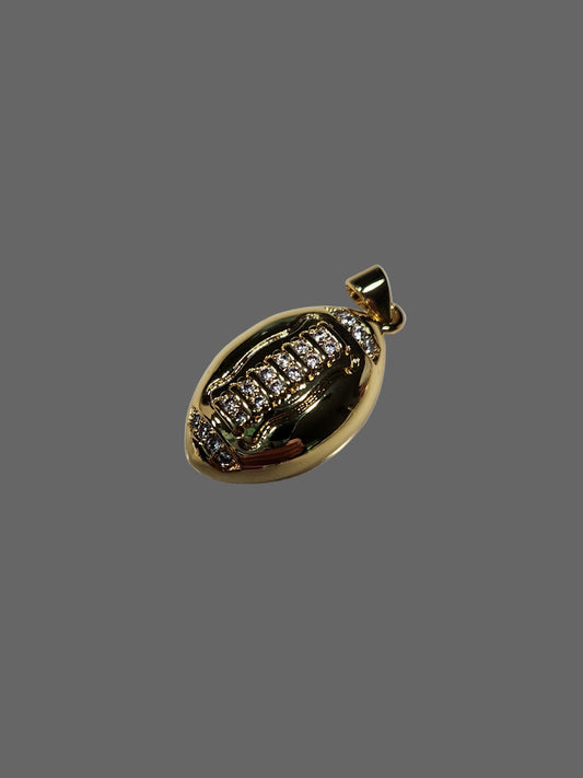 Football Pendant Gold