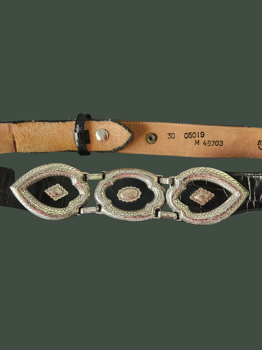 Vintage Brighton Leather Belt sz M