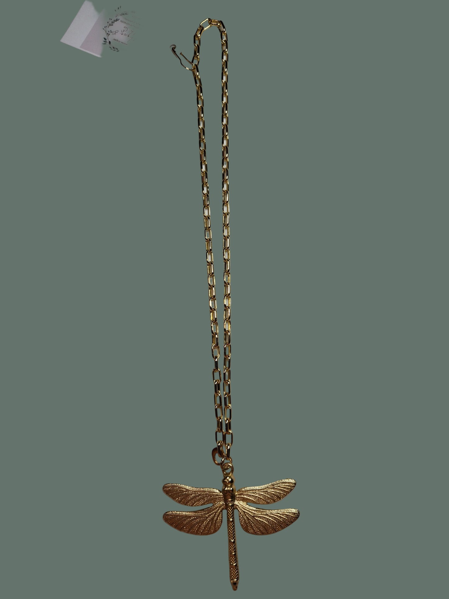 Dragonfly Pendant Adjustable Length Necklace