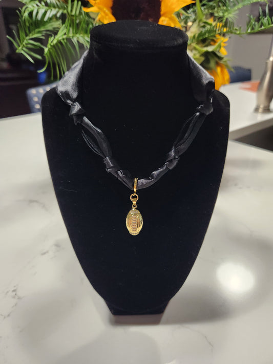 Football Scarf Necklace