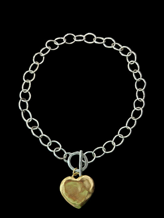 Heart Toggle Necklace